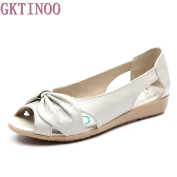 2019 New Women Summer Genuine Leather Shoes Women Open Toe Comfortable Sandals Women Summer Flats Plus Size 35-42 Q9725
2019 New Women Summer Genuine Leather Shoes Women Open Toe Comfortable Sandals Women Summer Flats Plus Size 35-42 Q9725