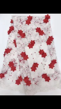 Wedding Lace African French Lace Fabric High Quality, 3D Beaded Lace Fabric In Red, Heavy Beaded Lace Fabric RF439
Wedding Lace African French Lace Fabric High Quality, 3D Beaded Lace Fabric In Red, Heavy Beaded Lace Fabric RF439