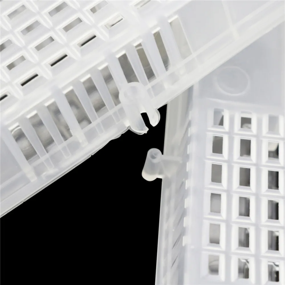 2 pcs Push-pull Bee Cage Plastic King Cage Queen Rearing Prisoner King Cage Escape Box Beekeeping Tools Strong And Durable