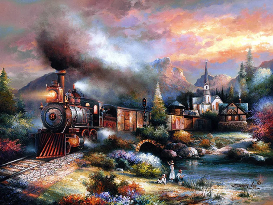 5D DIY Diamond Painting train Scenery Cross Stitch 3D Diamond andscape diamond Embroidery rhinestones Christmas gift
5D DIY Diamond Painting train Scenery Cross Stitch 3D Diamond andscape diamond Embroidery rhinestones Christmas gift