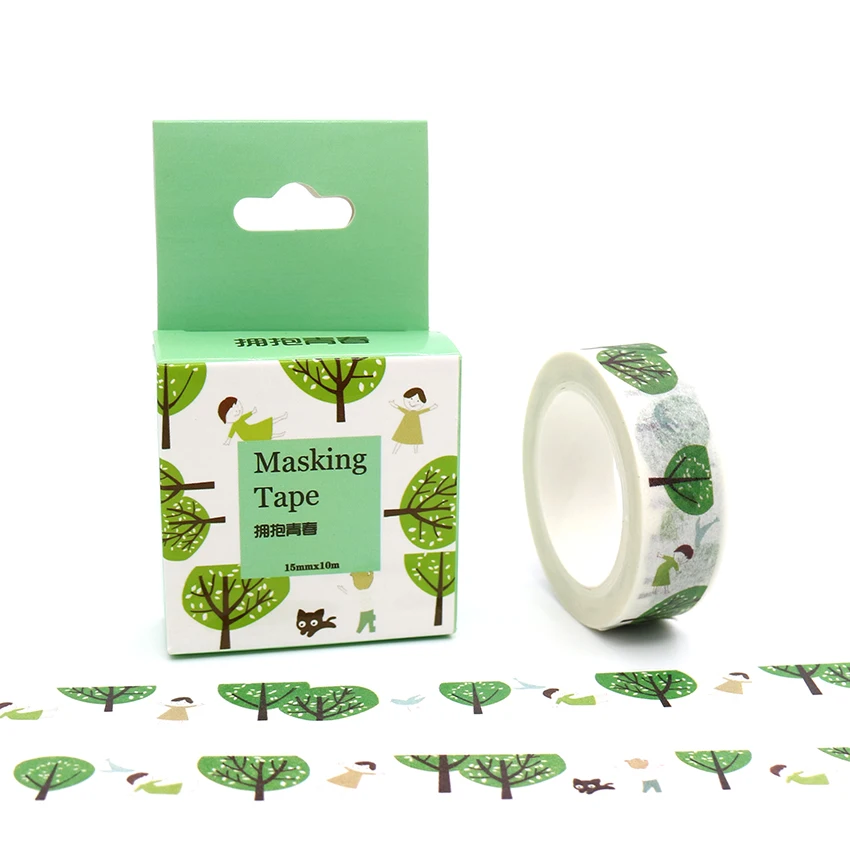 15mm*10m Box Package Embracing Forest Washi Tape Masking Tape Decorative Scrapbooking Office Adhesive DIY Sticker Label Tape
15mm*10m Box Package Embracing Forest Washi Tape Masking Tape Decorative Scrapbooking Office Adhesive DIY Sticker Label Tape