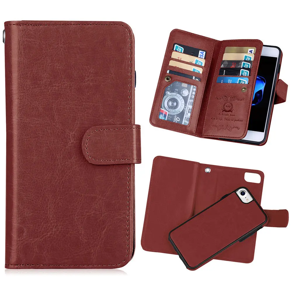 PU Leather Folio Case with Removable Back Cover Lanyard Card Slots Holster Phone Case for iPhone 5 5S SE 7 8 7P 8P X XR XS MAX
PU Leather Folio Case with Removable Back Cover Lanyard Card Slots Holster Phone Case for iPhone 5 5S SE 7 8 7P 8P X XR XS MAX