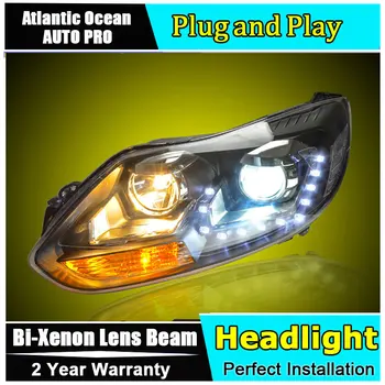 car styling For Ford Focus headlights 2012 2013 2014 For Ford Focus led head lamps Bi-xenon Double lens HID KIT led drl
car styling For Ford Focus headlights 2012 2013 2014 For Ford Focus led head lamps Bi-xenon Double lens HID KIT led drl