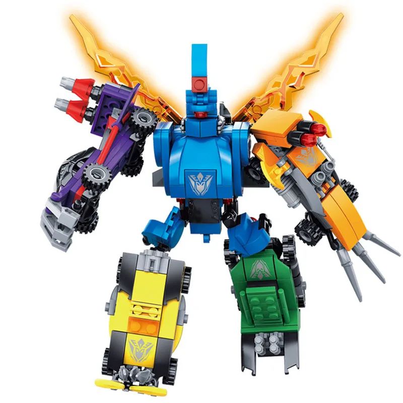 6 In 1 Dinosaur Rangers DIY Building Block Kit Construction Figure Megazord Assembled Blocks Robot Military Kids Toys
6 In 1 Dinosaur Rangers DIY Building Block Kit Construction Figure Megazord Assembled Blocks Robot Military Kids Toys
