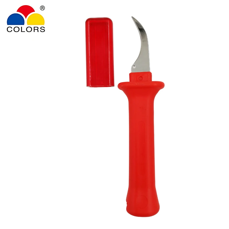 COLORS 33HS cable stripper knife german style 440c blade pvc handle Stripping the scope of diameter of 50mm below hand tools
COLORS 33HS cable stripper knife german style 440c blade pvc handle Stripping the scope of diameter of 50mm below hand tools