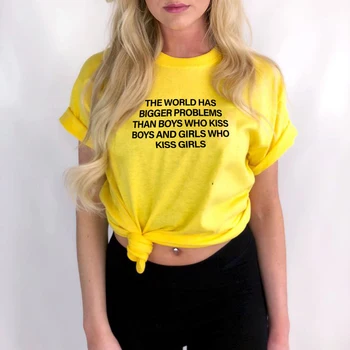 The World Has Bigger Problems T-Shirt Women Summer Funny Quotes Tumblr Grunge Tshirts Feminist 90s Girls Graphic Tops Outfits
The World Has Bigger Problems T-Shirt Women Summer Funny Quotes Tumblr Grunge Tshirts Feminist 90s Girls Graphic Tops Outfits