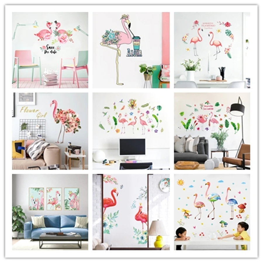 % Passionate Flamingo Flower Wall Stickers Home Decor Living Room Bedroom Cartoon Animal Wall Decal Pvc Mural Art Diy Poster
% Passionate Flamingo Flower Wall Stickers Home Decor Living Room Bedroom Cartoon Animal Wall Decal Pvc Mural Art Diy Poster
