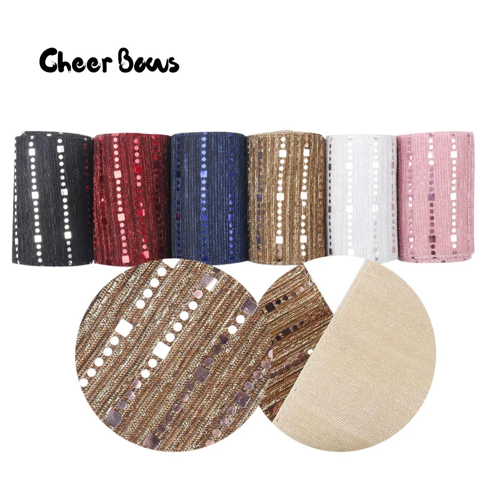 2 Yards 3"(75mm) Sequin Ribbon Embossed Irregular Stripes With Sequins Wholesale Tape DIY HairBows New Year Decorative Materials
2 Yards 3"(75mm) Sequin Ribbon Embossed Irregular Stripes With Sequins Wholesale Tape DIY HairBows New Year Decorative Materials