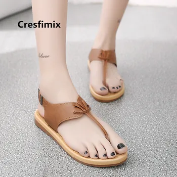 Cresfimix women cute comfortable beach anti skid flip flops lady fashion casual spring summer brown flip flops chancletas a3537
Cresfimix women cute comfortable beach anti skid flip flops lady fashion casual spring summer brown flip flops chancletas a3537