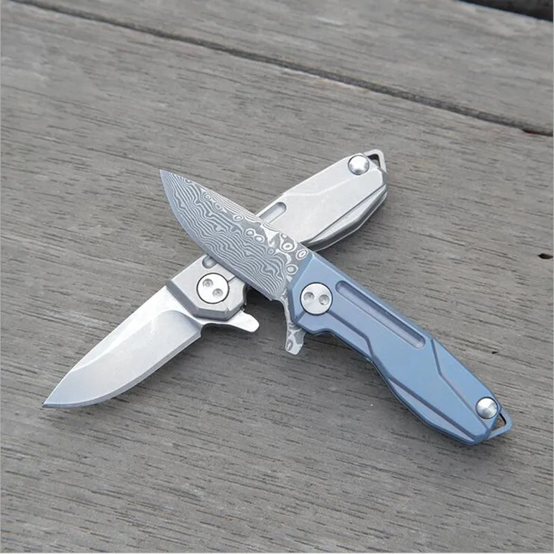 Pocket Knife Tactical Hunting Camping Folding Knives EDC Portable Tools D2 Blade Titanium Handle mini cute knife
Pocket Knife Tactical Hunting Camping Folding Knives EDC Portable Tools D2 Blade Titanium Handle mini cute knife