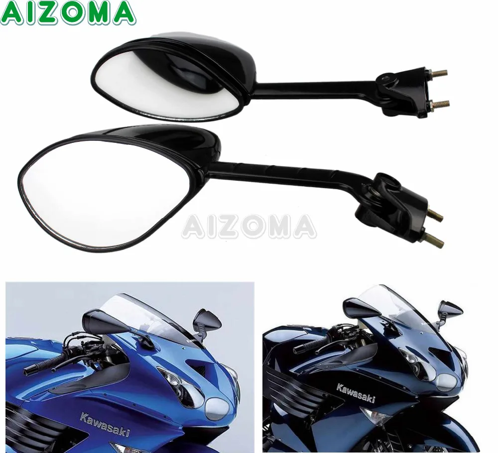 Street Motorcycle Rear View Mirror Black Side Mirrors for Kawasaki ZX14R ZZR1400 ZX-14R ZZR-1400 2006-2010
Street Motorcycle Rear View Mirror Black Side Mirrors for Kawasaki ZX14R ZZR1400 ZX-14R ZZR-1400 2006-2010