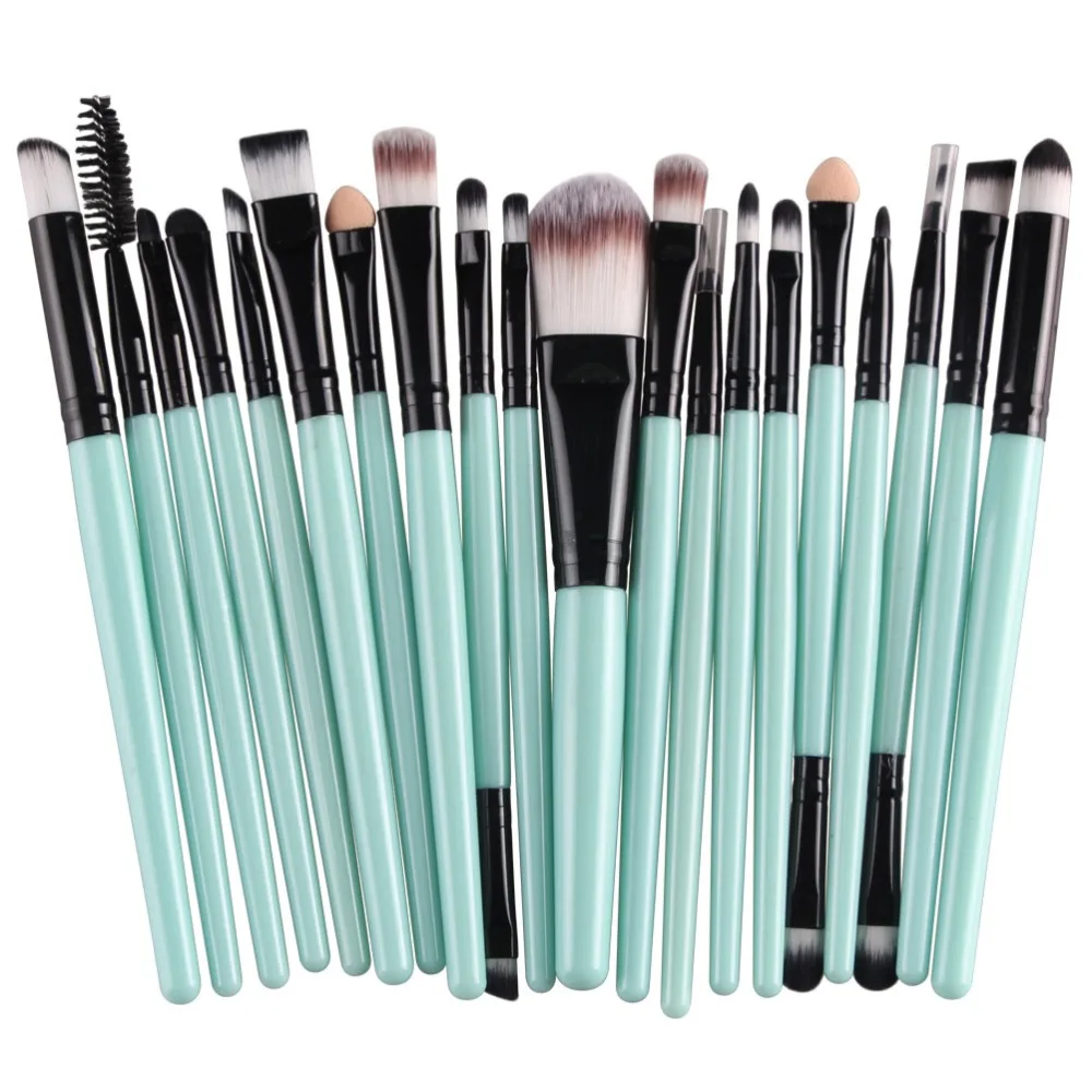 20 pcs 1 sets Eye Shadow contour Foundation Eyebrow Lip Brush kwasten Makeup Brushes Set Professional Oval Makeup Brush Tools
20 pcs 1 sets Eye Shadow contour Foundation Eyebrow Lip Brush kwasten Makeup Brushes Set Professional Oval Makeup Brush Tools