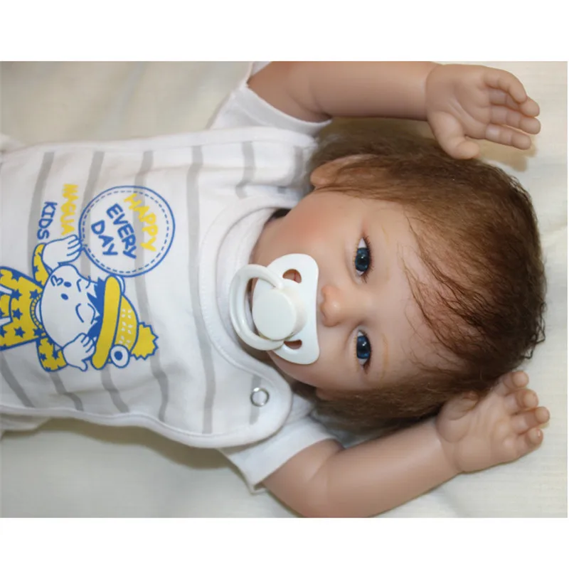 20inch Beb Reborn Boneca Simulation Soft Silicone Reborn Doll with Cloth Body Realistic Reborn Baby Asian Brinquedos Photo Props
20inch Beb Reborn Boneca Simulation Soft Silicone Reborn Doll with Cloth Body Realistic Reborn Baby Asian Brinquedos Photo Props