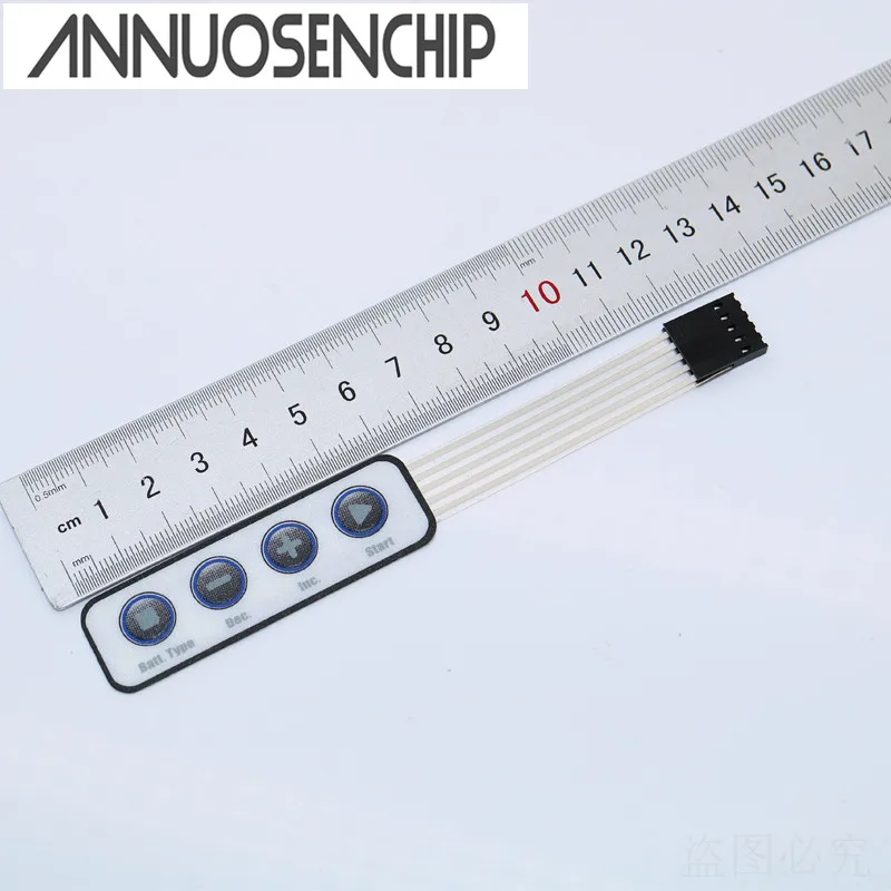1x4 4 Key Matrix Array Membrane Switch Keypad Keyboard 1*4 Matrix Array Keys Display Switch Control Panel Keypad DIY Key Matrix
1x4 4 Key Matrix Array Membrane Switch Keypad Keyboard 1*4 Matrix Array Keys Display Switch Control Panel Keypad DIY Key Matrix