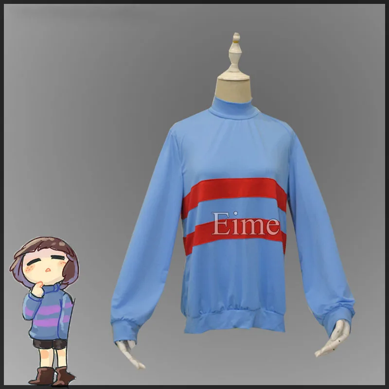 2016 New Game Undertale Frisk Cosplay Costume Halloween Unisex Sweatshirts Casual Pullover Tops High-necked Streak Clothes
2016 New Game Undertale Frisk Cosplay Costume Halloween Unisex Sweatshirts Casual Pullover Tops High-necked Streak Clothes