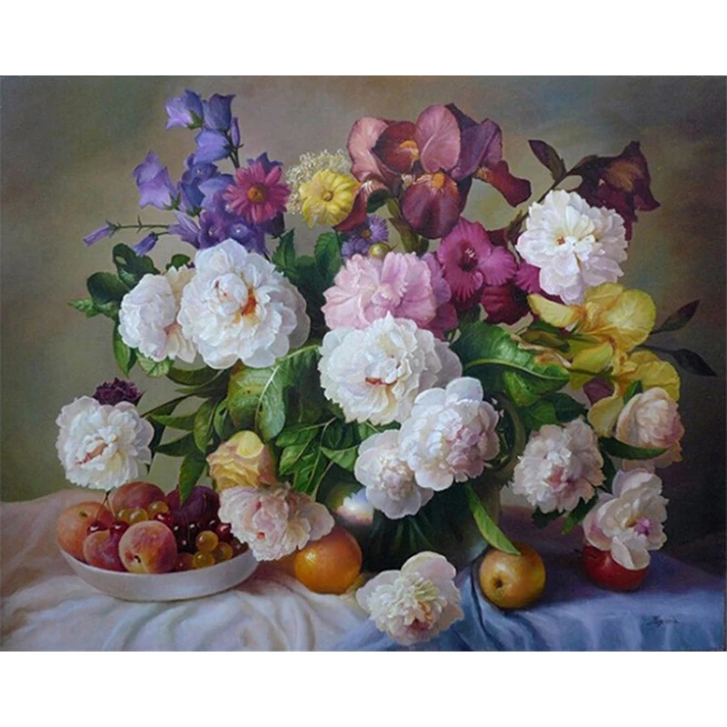 DIY Painting By Numbers on Canvas flower painting hand painted Oil Painting By Numbers for Adults digital paint by number kits
DIY Painting By Numbers on Canvas flower painting hand painted Oil Painting By Numbers for Adults digital paint by number kits