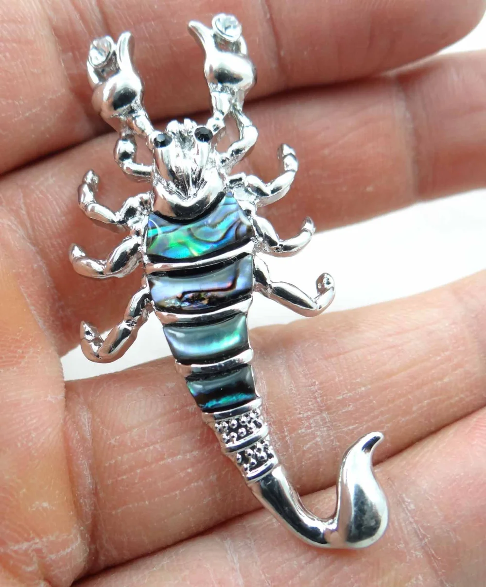 New Fashion Natural Abalone Shell Scorpion Beads Charms Pendant necklace Making jewelry DIY Findings Free shipping
New Fashion Natural Abalone Shell Scorpion Beads Charms Pendant necklace Making jewelry DIY Findings Free shipping