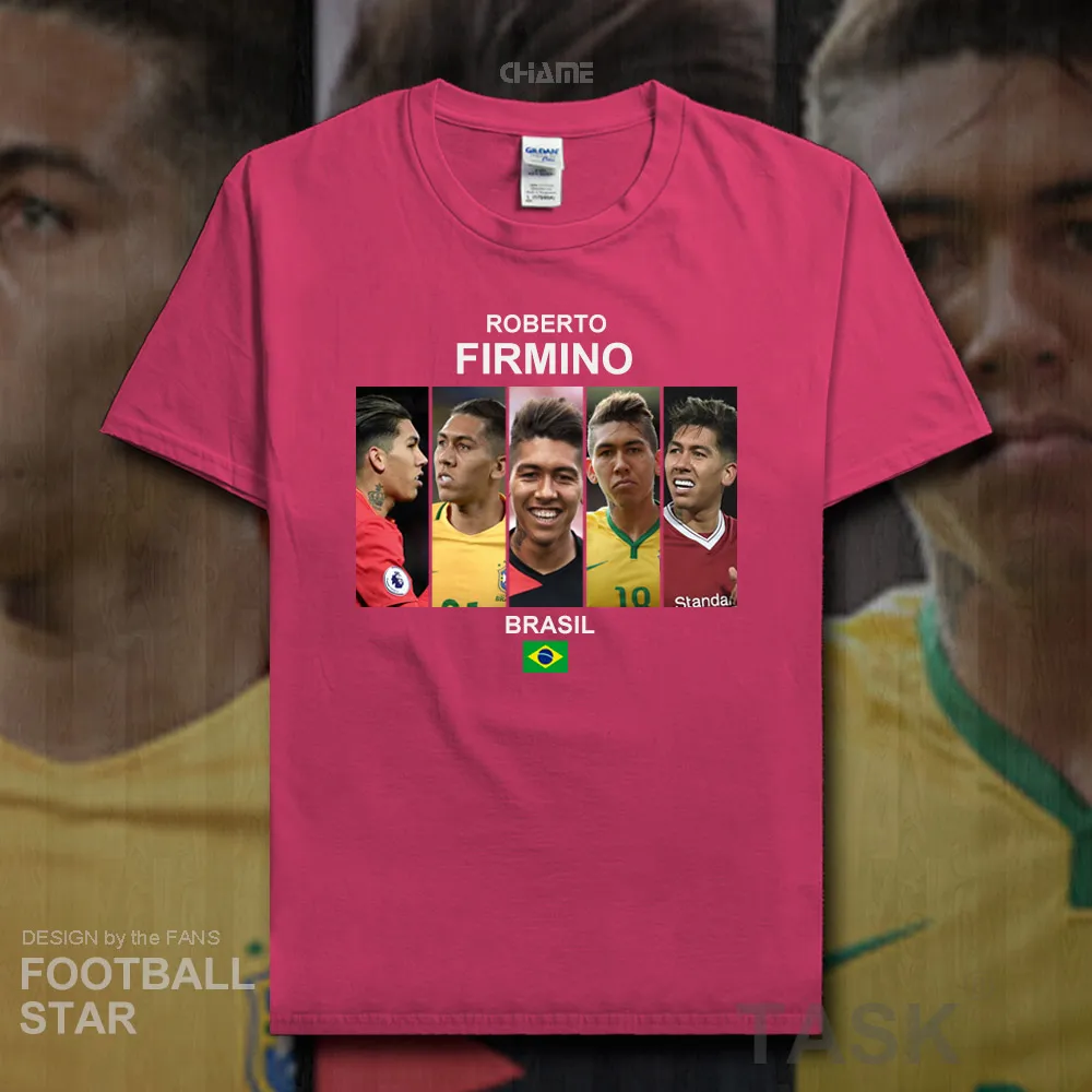 Roberto Firmino t shirt 2018 jersey Brazil Liverpool footballer star tshirt 100% cotton fitness t-shirt clothes casual summer 20
Roberto Firmino t shirt 2018 jersey Brazil Liverpool footballer star tshirt 100% cotton fitness t-shirt clothes casual summer 20