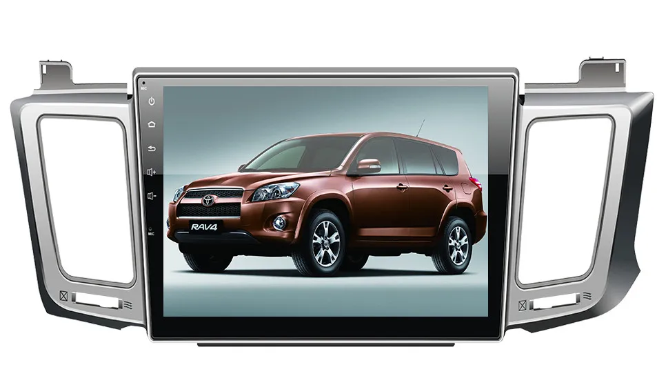 Фото 10 1-дюймовый автомобильный DVD на основе Android GPS 8 0 7 1 автонавигация для Toyota RAV4 2013 2014