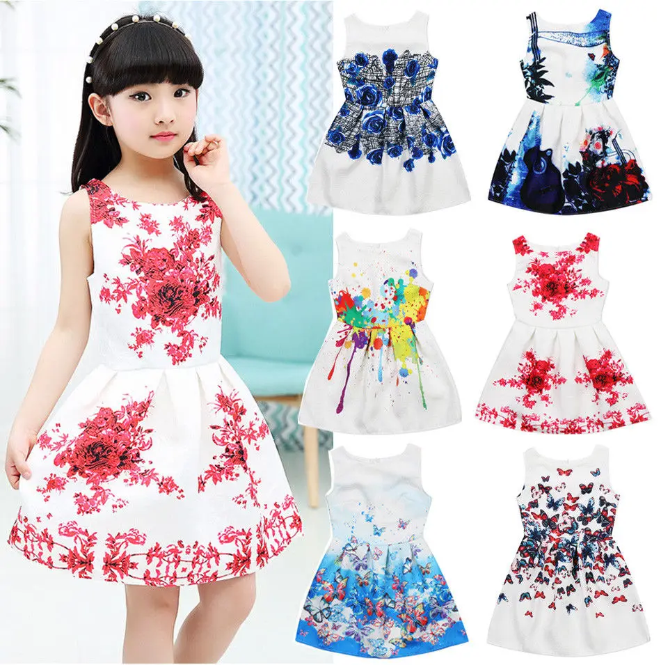 Flower Kids Girls Toddlers Sleeveless Dress Princess Floral Summer Party Dress Big Child clothes 5-11T
Flower Kids Girls Toddlers Sleeveless Dress Princess Floral Summer Party Dress Big Child clothes 5-11T
