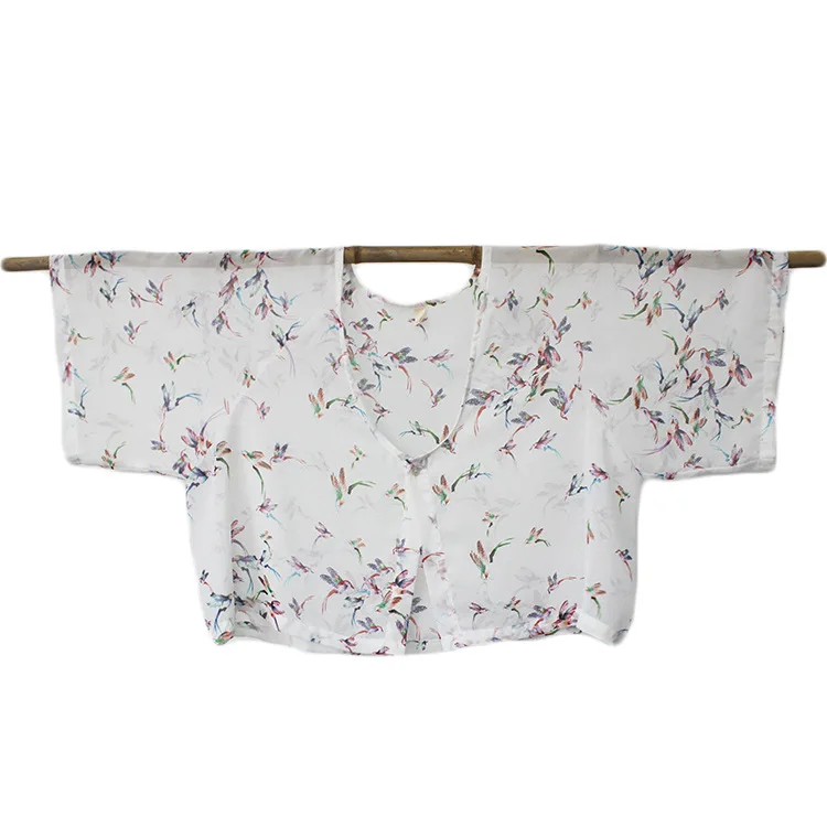 Summer New Literary Fresh Sen Department of Women Fifth Sleeve Chiffon Cardigan Short Paragraph Sunscreen Smock Coat
Summer New Literary Fresh Sen Department of Women Fifth Sleeve Chiffon Cardigan Short Paragraph Sunscreen Smock Coat