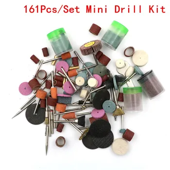 161Pcs/Set Mini Drill Kit Abrasive Tool Rotary Power Tool Set For Sanding Polish Cutting Accessory Bit Set For Cutting, Carving
161Pcs/Set Mini Drill Kit Abrasive Tool Rotary Power Tool Set For Sanding Polish Cutting Accessory Bit Set For Cutting, Carving