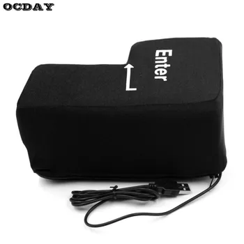 OCDAY Portable Decompression USB Big Enter Key Pillow Soft Computer Button Return Key Pillow Offices Vent Toys stress Relief Toy
OCDAY Portable Decompression USB Big Enter Key Pillow Soft Computer Button Return Key Pillow Offices Vent Toys stress Relief Toy