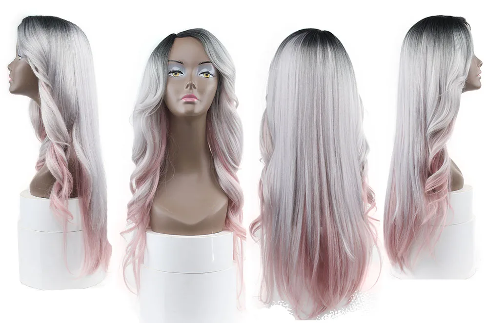 lace wig pink