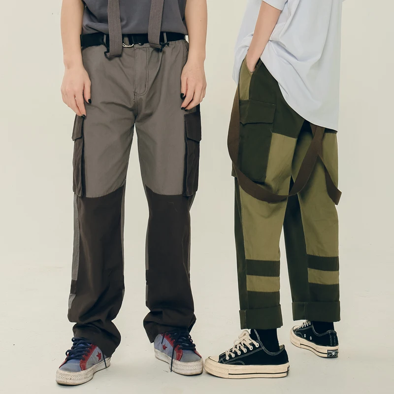 Hip Hop Cargo Overalls Men Patchwork Jumpsuit Loose Fashion Large Pocket Mens Vintage Overalls Trousers Working Uniforms YT5082
Hip Hop Cargo Overalls Men Patchwork Jumpsuit Loose Fashion Large Pocket Mens Vintage Overalls Trousers Working Uniforms YT5082