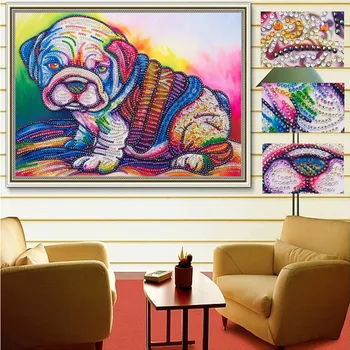 Diamond Painting DIY Partial Square Daimond Painting Animal Pug Dog Rhinestone Painting Diamond for Living Room Decor Wall Art
Diamond Painting DIY Partial Square Daimond Painting Animal Pug Dog Rhinestone Painting Diamond for Living Room Decor Wall Art