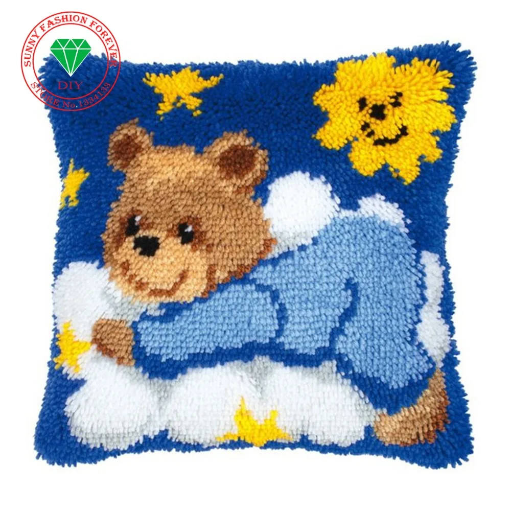 Latch hook rug kits Stitch threads Carpet embroidery Cartoon Bear stitch threads Threads for embroidery embroidery kits Knitting
Latch hook rug kits Stitch threads Carpet embroidery Cartoon Bear stitch threads Threads for embroidery embroidery kits Knitting