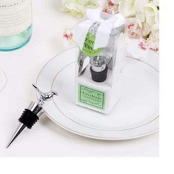100pcs Love Bird Wine Bottle Stopper Stainless Steel Wine Stopper Wine Stoppers Bridal Wedding Gifts Party Supplies WA1415
100pcs Love Bird Wine Bottle Stopper Stainless Steel Wine Stopper Wine Stoppers Bridal Wedding Gifts Party Supplies WA1415