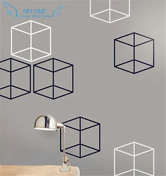 Geometry Cube Wall Stickers Home Decor, Removable High-Quality Vinyl Wall Decals Two Default Colors Kids' Room Decoration DIY
Geometry Cube Wall Stickers Home Decor, Removable High-Quality Vinyl Wall Decals Two Default Colors Kids' Room Decoration DIY
