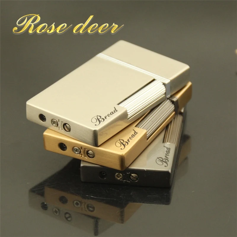 Cigarette Accessories Simple fashion Butane gas metal lighter Side wheel mode High-grade lighters
Cigarette Accessories Simple fashion Butane gas metal lighter Side wheel mode High-grade lighters