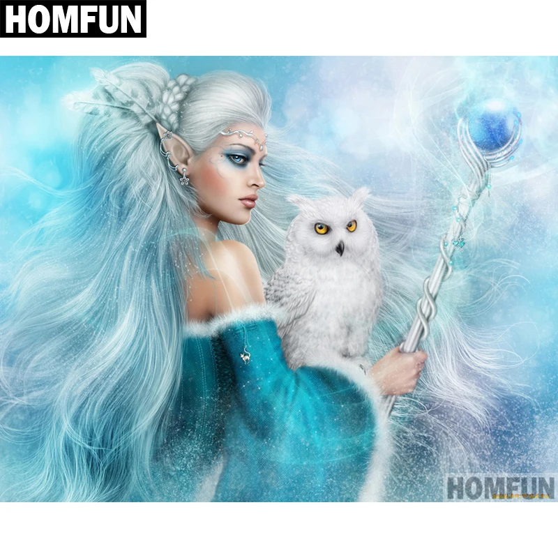 Алмазная живопись HOMFUN сказочные и Совы набор для алмазной вышивки сделай сам из