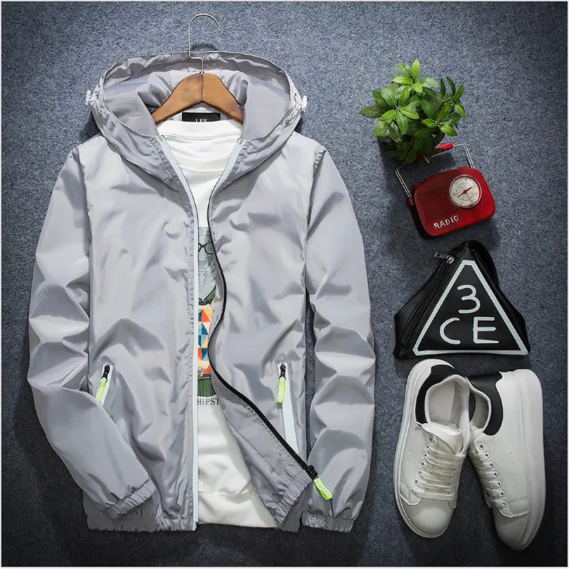 2018 Tide Brand Jacket Men Women 3m Reflective Jacket Casual Hiphop WindBreaker Night Sporting Coat Hooded Fluorescent Clothing
2018 Tide Brand Jacket Men Women 3m Reflective Jacket Casual Hiphop WindBreaker Night Sporting Coat Hooded Fluorescent Clothing