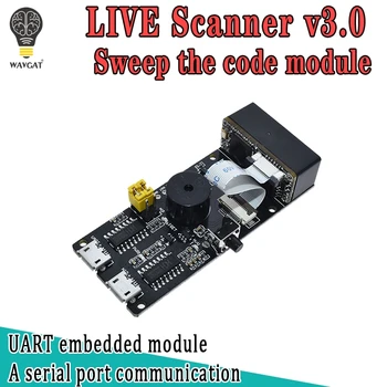 Embedded code scanner gate check scanning module mobile phone payment Serial Communication Interface USB Keyboard Input Bar Code
Embedded code scanner gate check scanning module mobile phone payment Serial Communication Interface USB Keyboard Input Bar Code