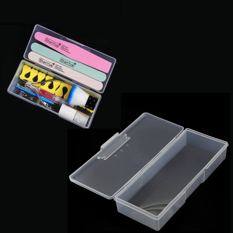 Plastic Transparent Nail Manicure Tools Storage Box Nail Dotting Drawing Pens Buffer Grinding Files Organizer Case Container Box
Plastic Transparent Nail Manicure Tools Storage Box Nail Dotting Drawing Pens Buffer Grinding Files Organizer Case Container Box