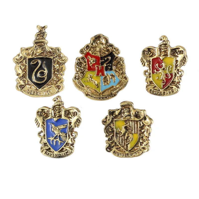 

OHCOMICS Hari Potter HP Hary Gryffindor/Hogwarts Slytherin School Metal Cool Badge Pin Brooch Chestpin Costume Accessory Gift