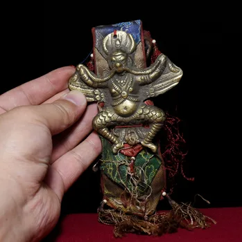 Christmas Tibetan Buddhism Silk Bronze Redpoll Winged Garuda Eagle Buddha Statue Pendant Halloween
Christmas Tibetan Buddhism Silk Bronze Redpoll Winged Garuda Eagle Buddha Statue Pendant Halloween