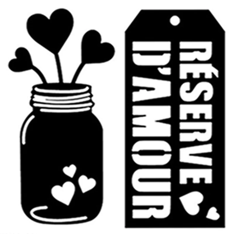 Reserve D'amour Heart Bottle Metal Cutting Dies Stencils For DIY Scrapbooking Photo Album Decorative Embossing Craft Die Cuts
Reserve D'amour Heart Bottle Metal Cutting Dies Stencils For DIY Scrapbooking Photo Album Decorative Embossing Craft Die Cuts