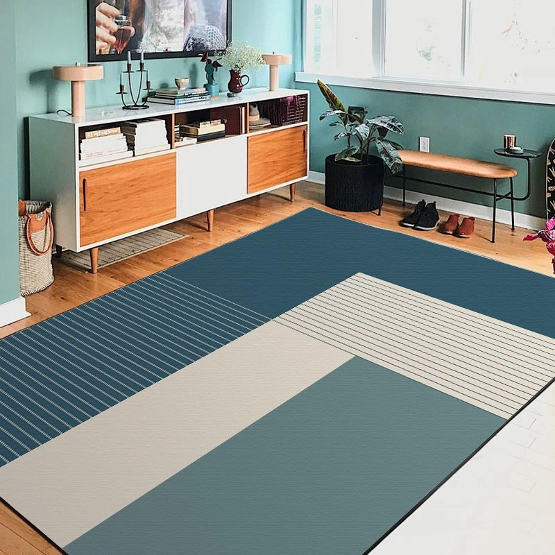 Blue White Nordic Style Carpet Rugs For Living Room Bedroom Rectangle Area Rug Anti-Slip Coffee Table Floor Mats Bedside Tapete
Blue White Nordic Style Carpet Rugs For Living Room Bedroom Rectangle Area Rug Anti-Slip Coffee Table Floor Mats Bedside Tapete