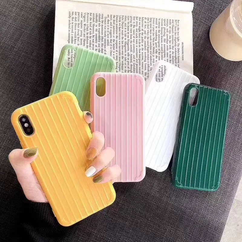 Cute Candy Color Soft TPU silicon Phone Case For iphone XR Case For iphone 6 6s 7 8 plus X Xs max Luxury Trunk Style Back Cover
Cute Candy Color Soft TPU silicon Phone Case For iphone XR Case For iphone 6 6s 7 8 plus X Xs max Luxury Trunk Style Back Cover