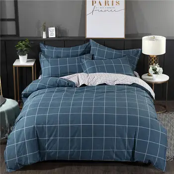 Dark blue lattice Bedding Set Pure cotton Bed Set luxury Duvet Cover Set Bed Sheet Pillowcases Twin Queen King size bed
Dark blue lattice Bedding Set Pure cotton Bed Set luxury Duvet Cover Set Bed Sheet Pillowcases Twin Queen King size bed