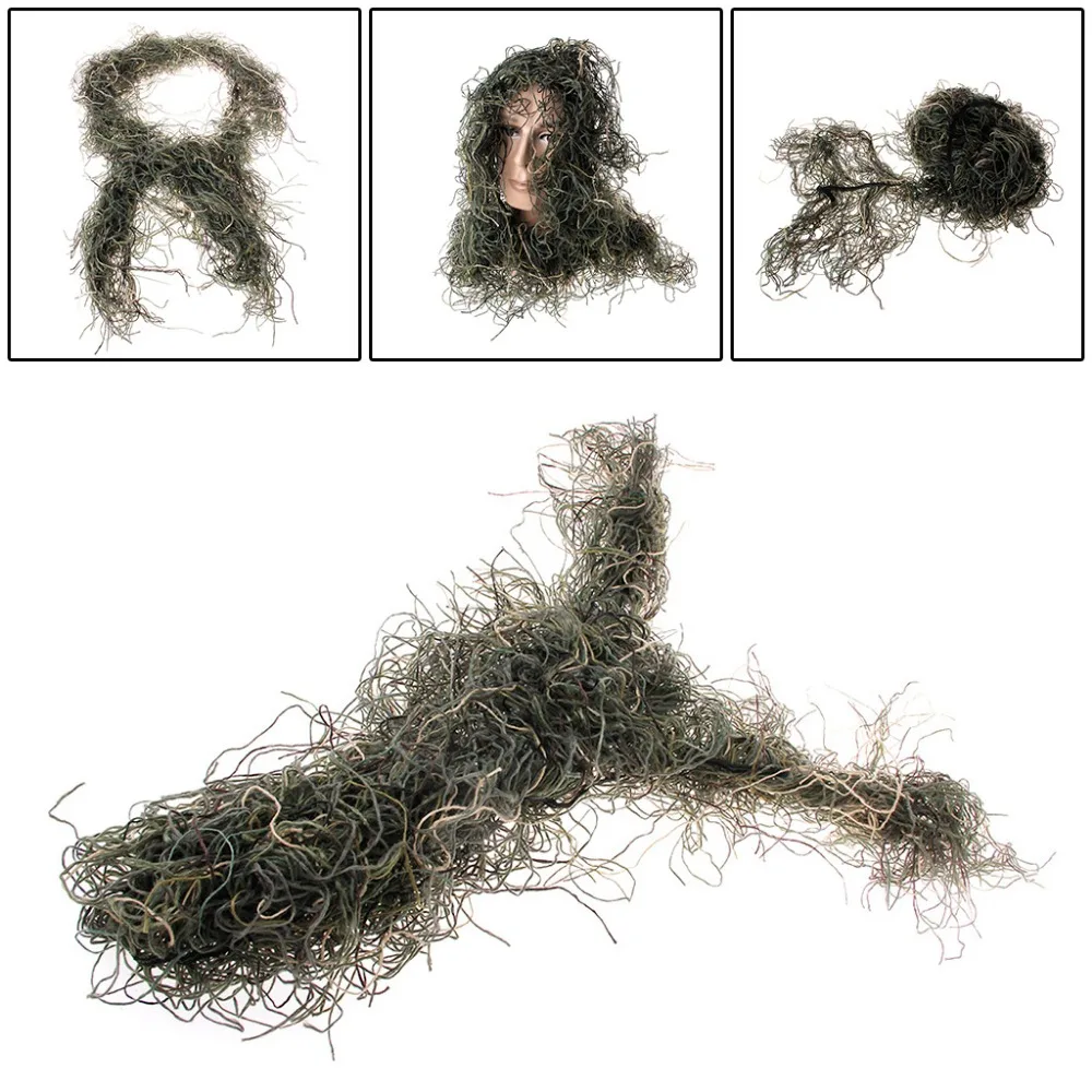 Hunting Rifle Wrap rope grass type Ghillie Suits Gun Cover For camouflage Yowie Sniper Paintball hunting clothing
Hunting Rifle Wrap rope grass type Ghillie Suits Gun Cover For camouflage Yowie Sniper Paintball hunting clothing