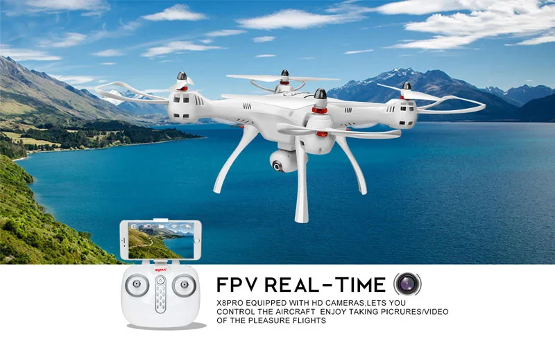 Original SYMA X8PRO GPS Drone WIFI FPV RC Quadcopter with HD 720P Camera Hover Function Headless Mode RTF 2.4GHz RC Helicopter (23)