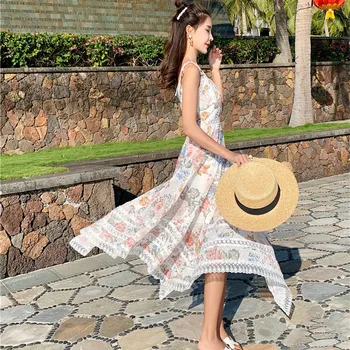 HANZANGL Women's Sexy Strap Bohemian lace hollow Dress Retro Art Holiday Long Beach Maxi Dresses Vintage Vestidos
HANZANGL Women's Sexy Strap Bohemian lace hollow Dress Retro Art Holiday Long Beach Maxi Dresses Vintage Vestidos