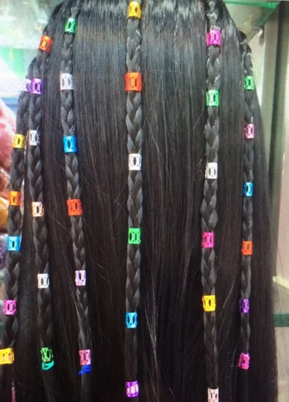 100Pcs 10/8mm multi coloured hair dread dreadlock Bead adjustable cuff clip 8mm hole clip + 5pcs free hair styling diy beauty
100Pcs 10/8mm multi coloured hair dread dreadlock Bead adjustable cuff clip 8mm hole clip + 5pcs free hair styling diy beauty