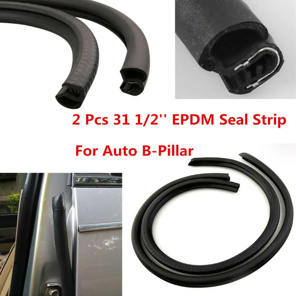 2pcs 80cm B Pillar Type Car Door Rubber Seal Strip Anti-Noise Auto Rubber Seals Dustproof Sealing Strips Automobile Universal
2pcs 80cm B Pillar Type Car Door Rubber Seal Strip Anti-Noise Auto Rubber Seals Dustproof Sealing Strips Automobile Universal