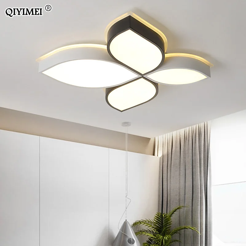 Leaves Black White color Led Ceiling Lights Creative for Living Room dimmable dome Lamp Fixture Dimmable Lustre fixtures
Leaves Black White color Led Ceiling Lights Creative for Living Room dimmable dome Lamp Fixture Dimmable Lustre fixtures